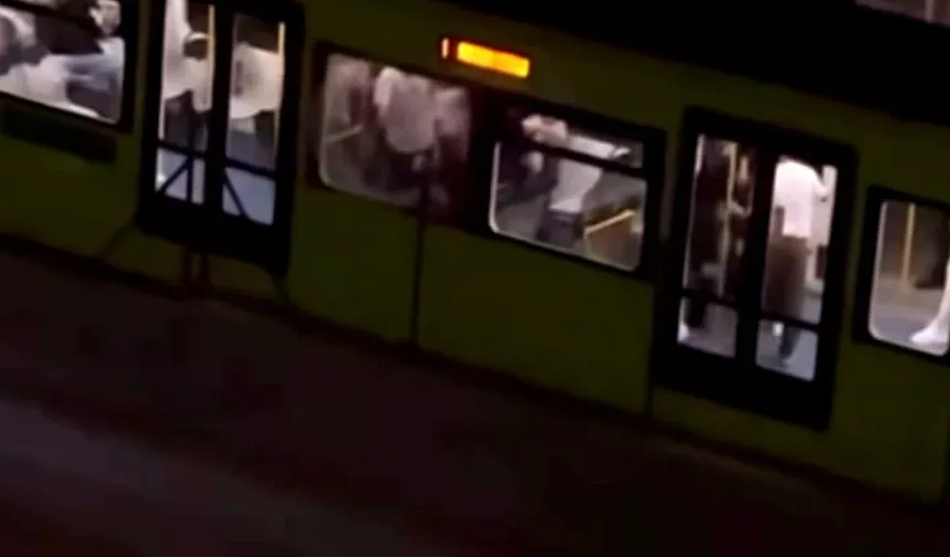Bursa metrosunda gerilim! Tartışma yumruklu kavgaya dönüştü