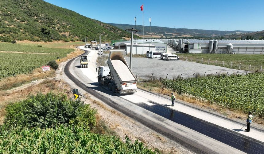 Bursa'da kırsal ulaşım için dev adım! 25 kilometrelik yol yenileniyor
