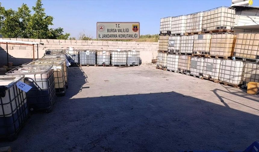 Bursa’da akaryakıt vurgunu! Binlerce litre kaçak ürün piyasaya sürülmeden yakalandı