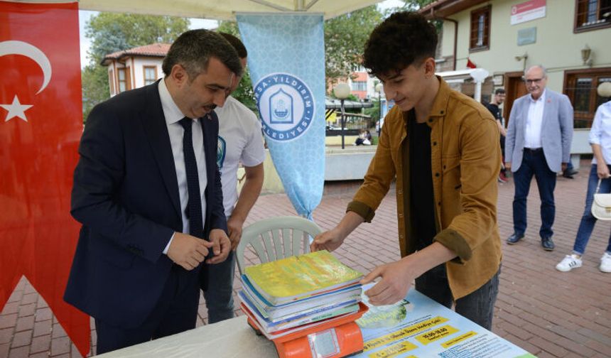 Yıldırım'da 10 günde 60 ton geri dönüşüm!