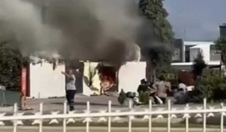 Bursa’da korkutan patlama! Trafo alevlere teslim oldu