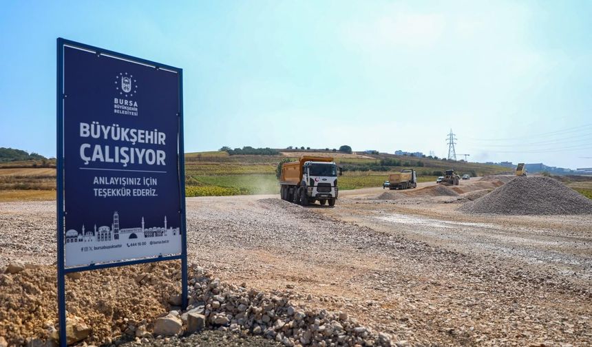 Bursa’da sürücülere müjde! 800 metrelik yeni yol Gelibolu Caddesi’ne bağlanıyor