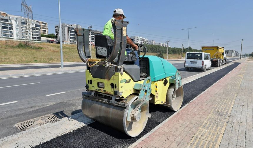 Büyükşehir'den o bulvara 800 metrelik bisiklet yolu kazandırıldı