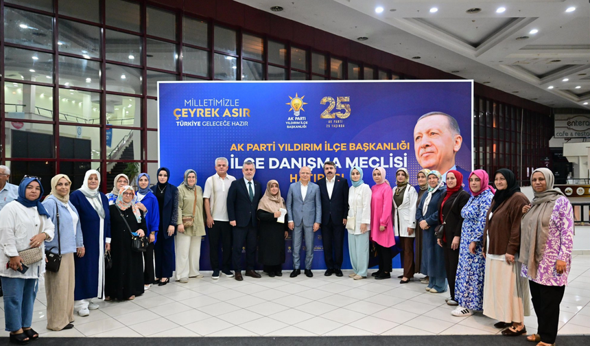 Bursa Yıldırım’da AK Parti teşkilatı buluştu! Hemşehrilerin talepleri masada