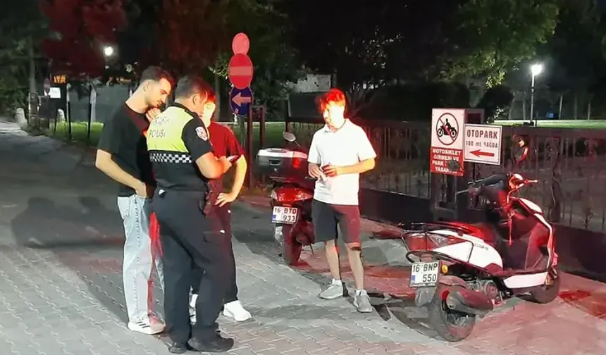 Bursa Karacabey'de motosikletlere sıkı denetim! 20 sürücüye 250 bin TL ceza