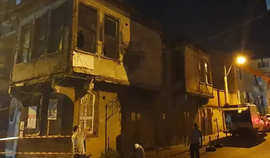 Bursa’nın tarihi yapısı “Papazın Evi”nde çökme meydana geldi