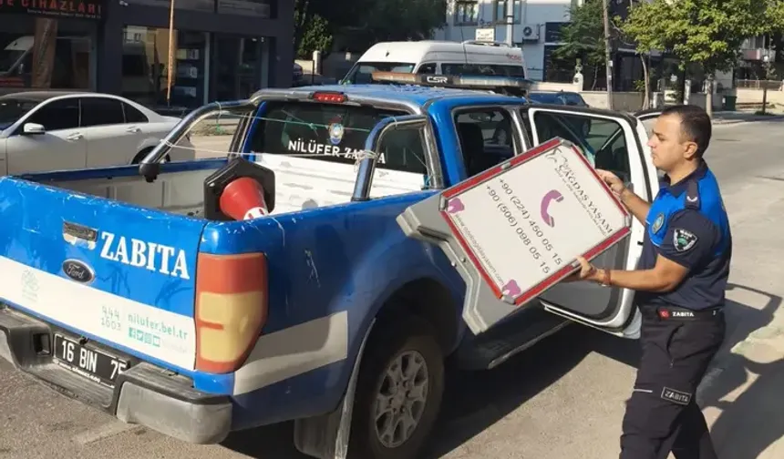 Bursa’da 11 mahallede kaldırım işgali alarmı! Ekipler harekete geçti