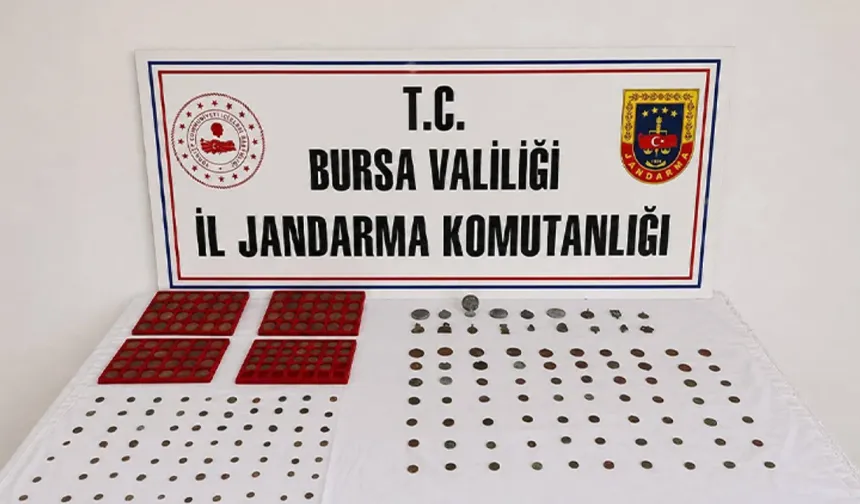 Bursa’da tarihi eser pazarlığı yarıda kaldı! 255 sikke ele geçirildi