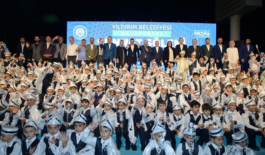 Yıldırım Belediyesi'nde toplu sünnet şöleni coşkusu yarın başlıyor