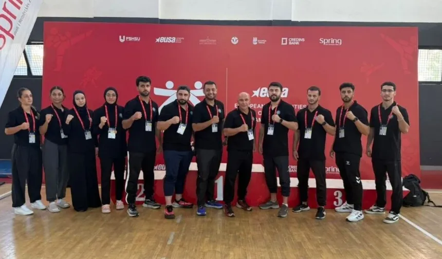 Bursa'dan Avrupa'ya madalya çıkarması! BUÜ sporcuları 7 madalya kazandı