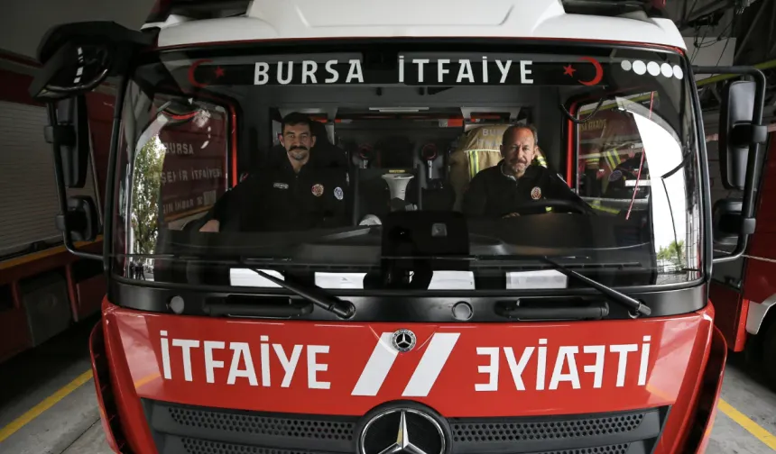 Bursa’da siren sesleriyle başlayan hikaye! Baba-oğul aynı meslekte buluştu
