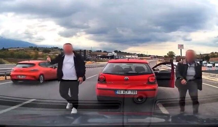 Bursa’da trafikte başlayan tartışma 360 bin TL’ye patladı