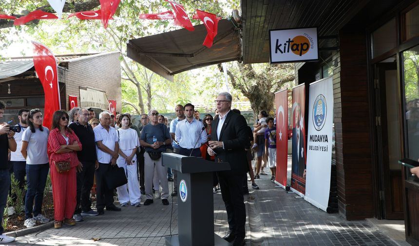Mudanya’da kitap için yeni adres! “Kitap Mudanya” hizmete açıldı