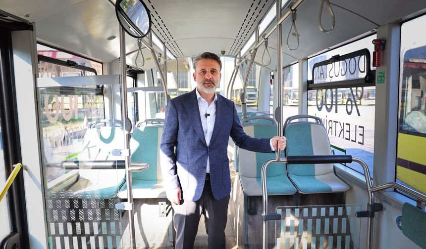 Bursa’da toplu ulaşımda elektrikli dönüşüm!