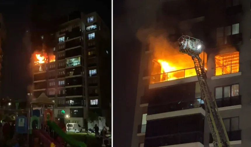 Bursa’da çocuk çakmakla oynadı, apartmanda yangın çıktı