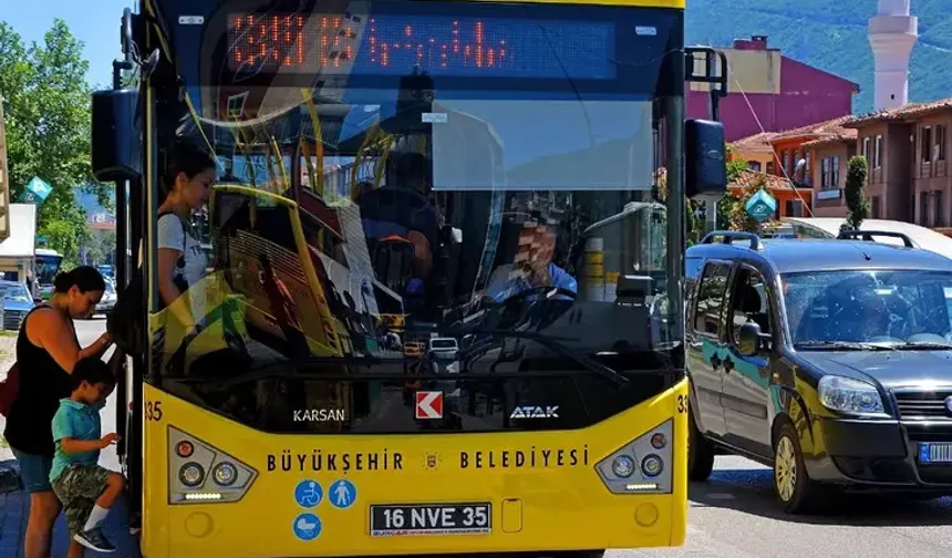 Bursa’da 7 otobüs hattında değişiklik! 7A, 20A, B20C...