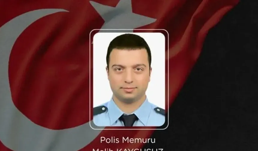 Bursa Emniyetinden Şehit Polis Melih Kaygusuz için taziye mesajı