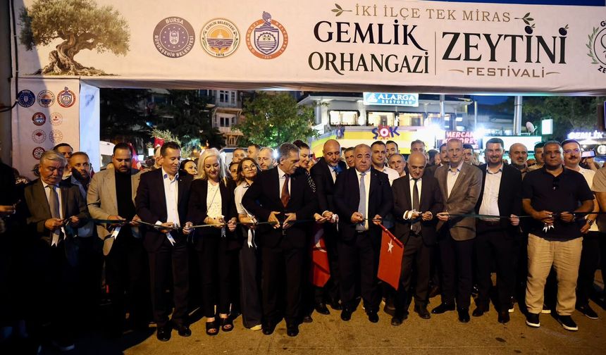 Bursa’da zeytin festivali coşkusu! Gemlik’te binlerce kişi buluştu