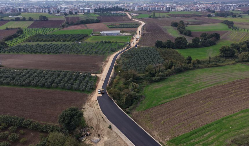 Bursa’da Çınarcık Su Projesi sonrası 1 kilometrelik yol asfaltlanıyor