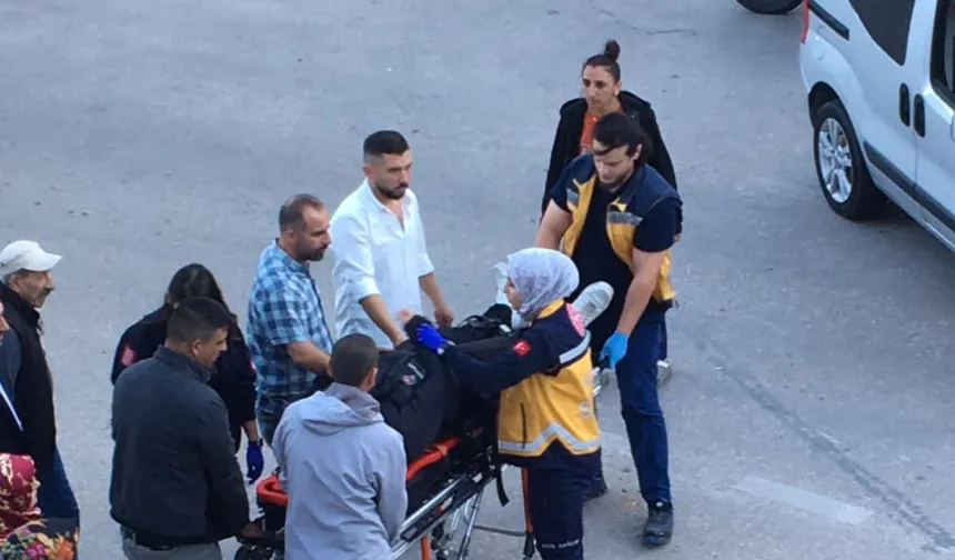 Bursa’da düğün konvoyu kazası! Kurye yere savruldu