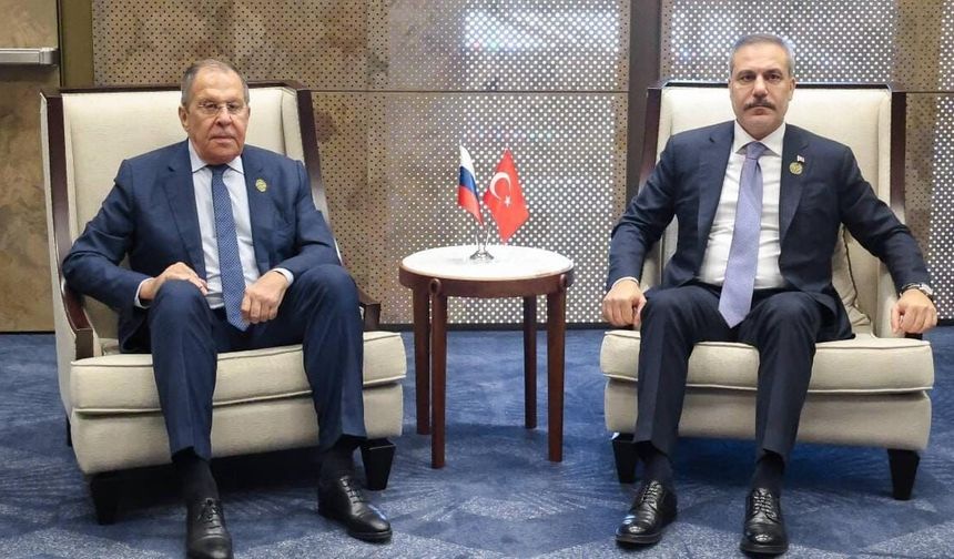 Dışişleri Bakanı Fidan, Rus mevkidaşı Lavrov ile görüştü
