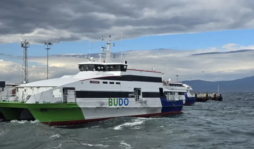 Deniz ulaşımına hava engeli: BUDO'nun 4 seferi iptal edildi