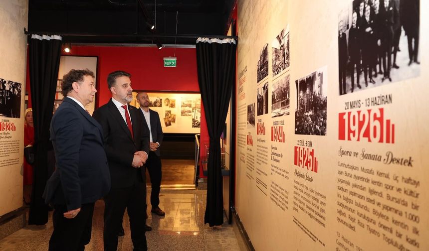 Bursa’da Cumhuriyet’in 103’üncü yılına özel sergi